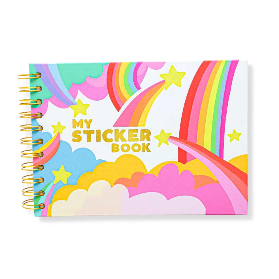 Hardcover Retro Style Sticker Book 3 Hardcover Retro Style Sticker Book