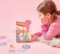 Hardcover Retro Style Sticker Book 9 Hardcover Retro Style Sticker Book -Children's Trendy Toy Store hardcover retro style sticker book the penny paper co lil tulips 29802673111158