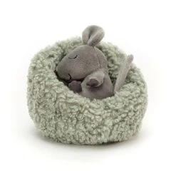 JELLYCAT Hibernating Mouse -Children's Trendy Toy Store hibernating mouse jellycat jellycat lil tulips 29202410340470