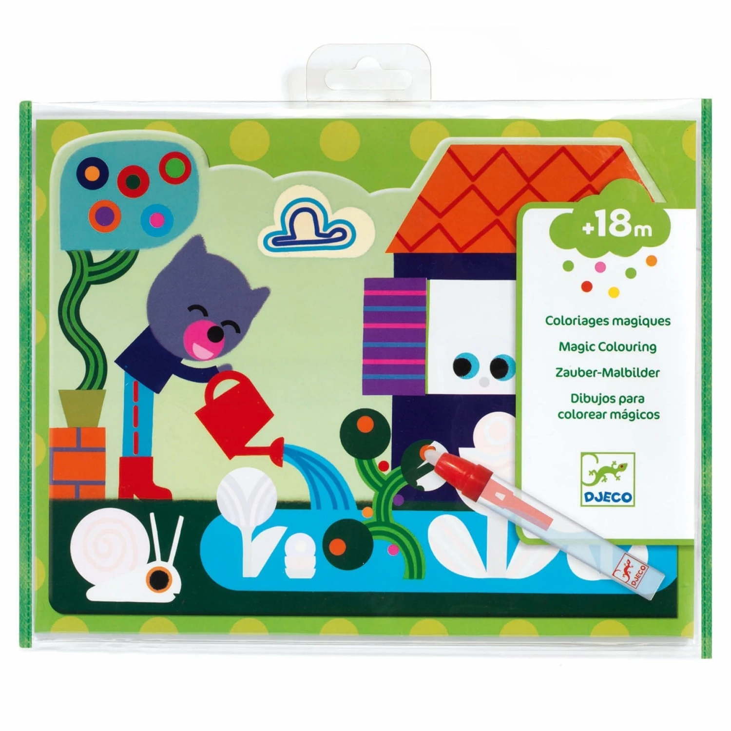 Djeco Hidden In The Garden Paint With Water Activity Set 5 Djeco Hidden In The Garden Paint With Water Activity Set - Image 3