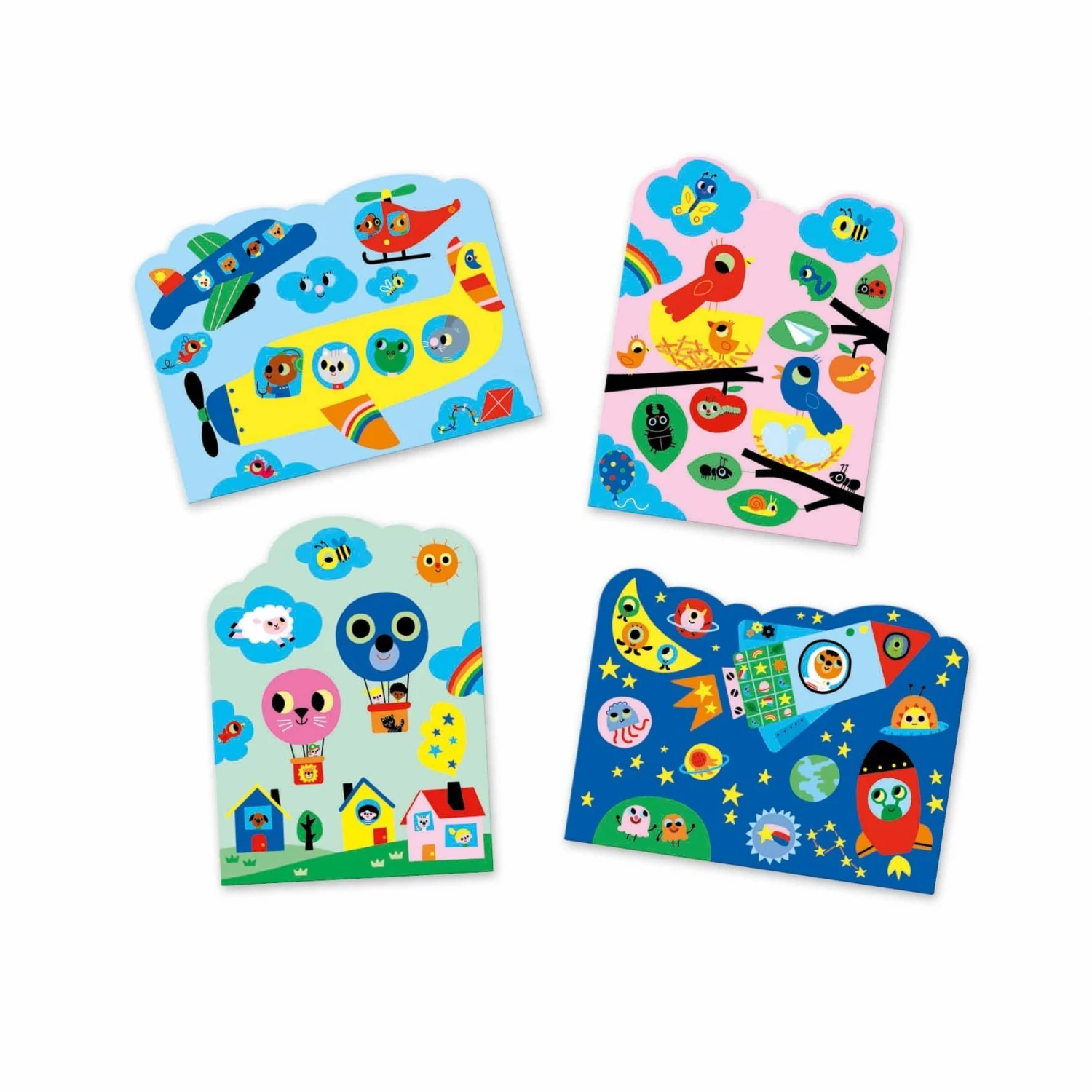 Djeco Hidden In The Sky Paint With Water Activity Set 3 Djeco Hidden In The Sky Paint With Water Activity Set