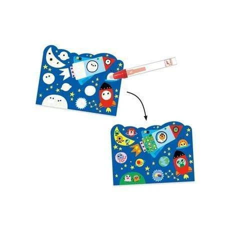 Djeco Hidden In The Sky Paint With Water Activity Set 5 Djeco Hidden In The Sky Paint With Water Activity Set - Image 3