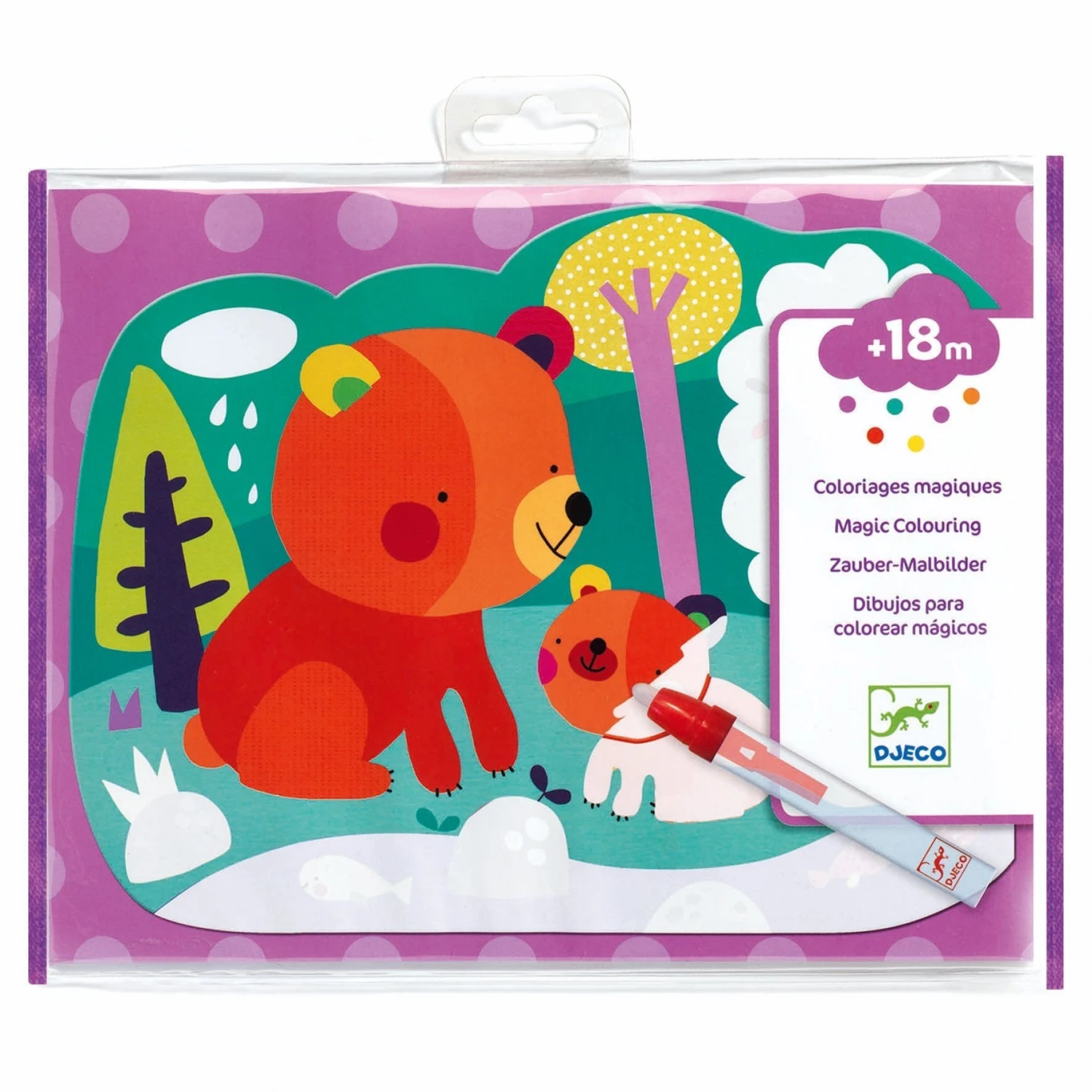 Djeco Hidden In The Woods Paint With Water Activity Set 4 Djeco Hidden In The Woods Paint With Water Activity Set - Image 2