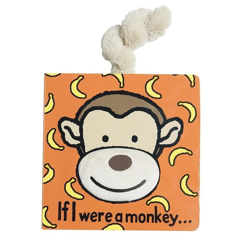 JELLYCAT If I Were A Monkey Board Book 3 JELLYCAT If I Were A Monkey Board Book