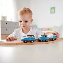 Hape Intercity Train -Children's Trendy Toy Store intercity train hape lil tulips 7098715046006