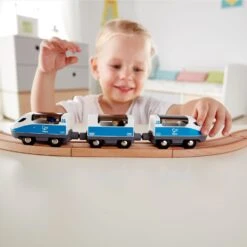 Hape Intercity Train -Children's Trendy Toy Store intercity train hape lil tulips 7098715144310