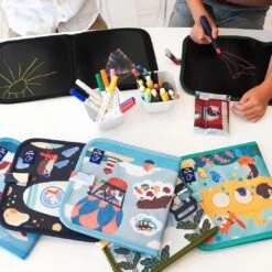 Jaq Jaq & Friends Erasable Book - Submarine -Children's Trendy Toy Store jaq jaq friends erasable book submarine jaq jaq bird lil tulips 30323326877814