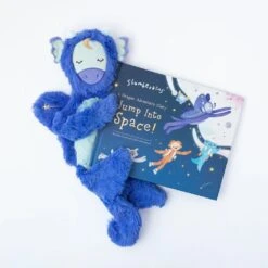 Jump Into Space Hardcover Book + Dragon Snuggler