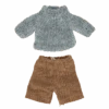 Maileg Knitted Sweater And Pants For Big Brother -Children's Trendy Toy Store knitted sweater and pants for big brother maileg lil tulips 29920934756470