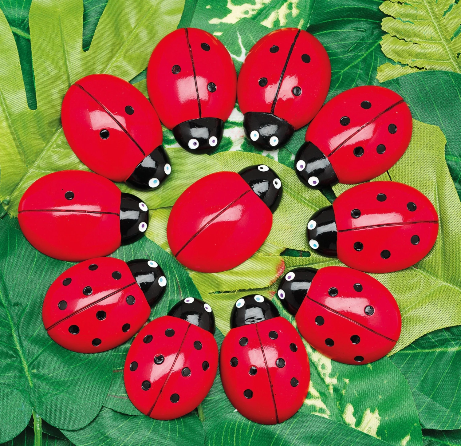 Ladybug Counting Play Stones 3 Ladybug Counting Play Stones