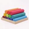Large Building Rollers Rainbow 2 Large Building Rollers Rainbow -Children's Trendy Toy Store large building rollers rainbow grimm s lil tulips 14149798985846