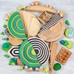 Large Rainbow Meadow Green 15 Large Rainbow Meadow Green -Children's Trendy Toy Store large rainbow meadow green grimm s lil tulips 29449112125558