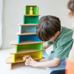 Large Rainbow Neon Green 10 Large Rainbow Neon Green -Children's Trendy Toy Store large rainbow neon green grimm s lil tulips 30775392534646