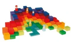 Large Stepped Counting Blocks 10 Large Stepped Counting Blocks -Children's Trendy Toy Store large stepped counting blocks grimm s lil tulips 8009775743094