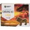 Lion Soapstone Carving Kit 1 Lion Soapstone Carving Kit -Children's Trendy Toy Store lion soapstone carving kit studiostone creative lil tulips 28866225602678