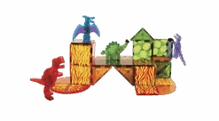 Magna-Tiles® Dino World 40-Piece Set 5 Magna-Tiles® Dino World 40-Piece Set -Children's Trendy Toy Store magna tiles dino world 40 piece set magna tiles lil tulips 29856827146358