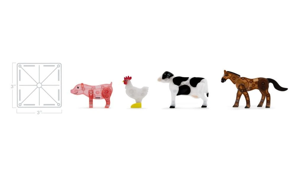 Magna-Tiles® Farm Animals 25-Piece Set 4 Magna-Tiles® Farm Animals 25-Piece Set - Image 2
