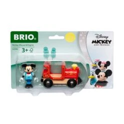 Brio Mickey Mouse & Engine -Children's Trendy Toy Store mickey mouse engine brio model trains train sets lil tulips 30974684594294