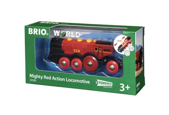 Brio Mighty Red Action Locomotive 3 Brio Mighty Red Action Locomotive - Image 2