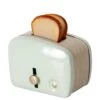 Maileg Miniature Toaster & Bread - Mint -Children's Trendy Toy Store miniature toaster bread mint maileg lil tulips 28882583519350