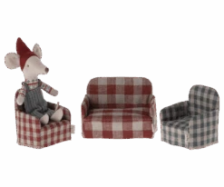 Maileg Mouse Chair - Red -Children's Trendy Toy Store mouse chair red maileg lil tulips 29918810636406