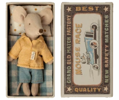 Maileg NEW Big Brother Mouse In Matchbox 7 Maileg NEW Big Brother Mouse In Matchbox -Children's Trendy Toy Store new big brother mouse in matchbox maileg lil tulips 29245528637558