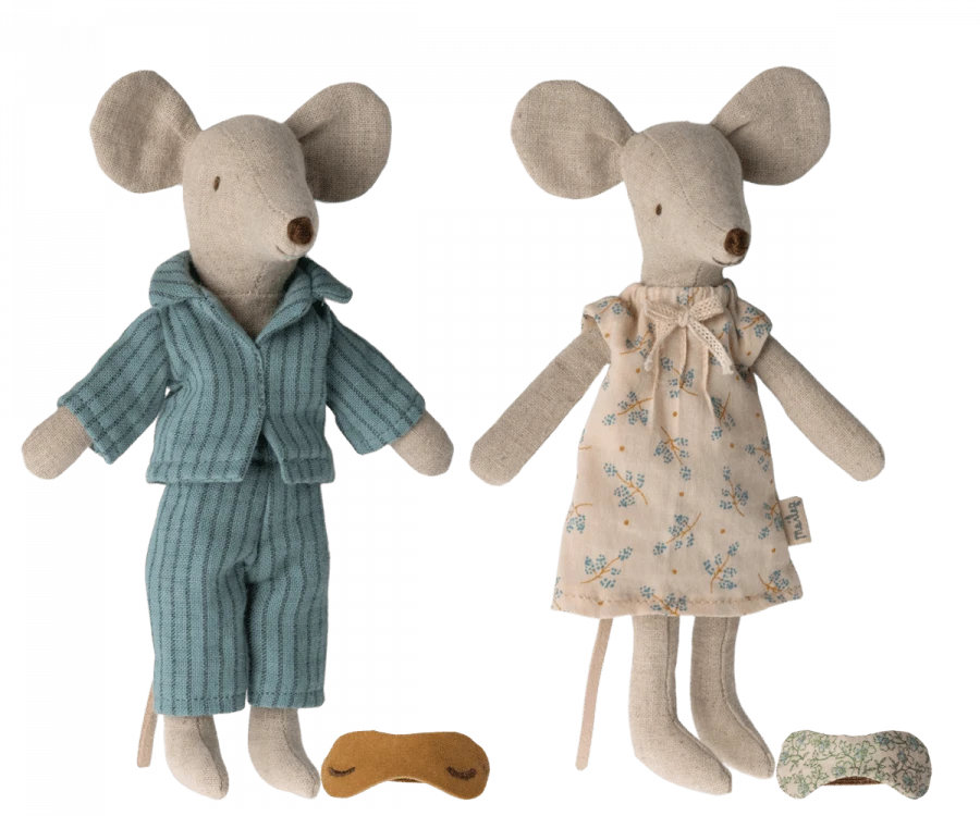 Maileg Mum & Dad Mice In Cigar Box 5 Maileg Mum & Dad Mice In Cigar Box - Image 3