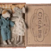 Maileg Mum & Dad Mice In Cigar Box 2 Maileg Mum & Dad Mice In Cigar Box -Children's Trendy Toy Store new mum dad mice in cigar box maileg lil tulips 30874681770102