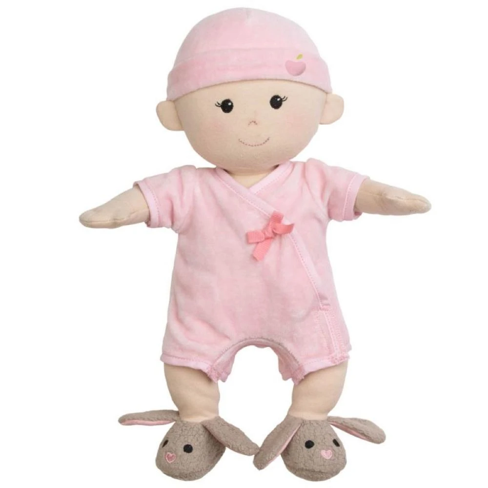 Organic Baby Doll In Pink 3 Organic Baby Doll In Pink