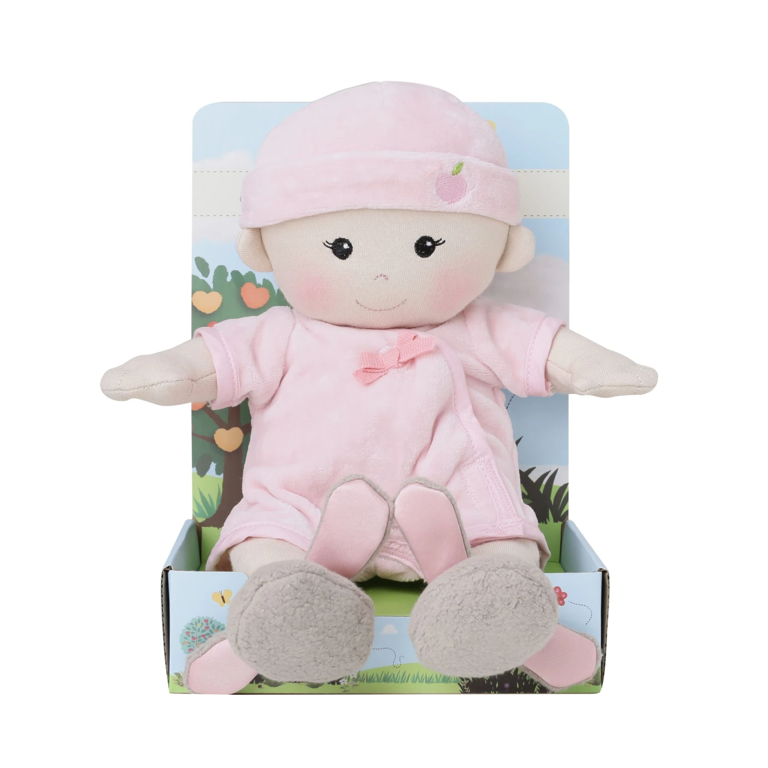 Organic Baby Doll In Pink 4 Organic Baby Doll In Pink - Image 2