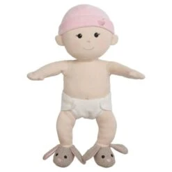 Organic Baby Doll In Pink 8 Organic Baby Doll In Pink -Children's Trendy Toy Store organic baby doll in pink apple park apple park lil tulips 28880895836278