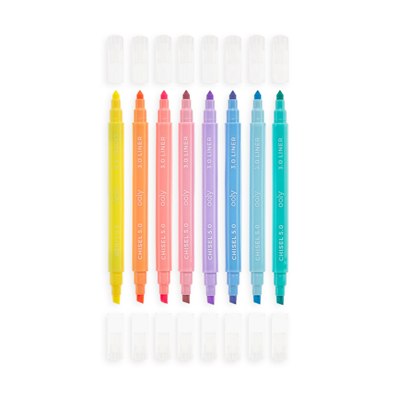 Ooly Pastel Liners Dual Tip Markers 8 Ooly Pastel Liners Dual Tip Markers - Image 6