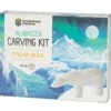 Polar Bear Alabaster Carving Kit