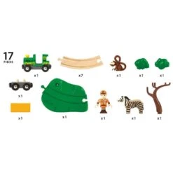 Brio Safari Railway Set -Children's Trendy Toy Store safari railway set brio model trains train sets lil tulips 30974966169718