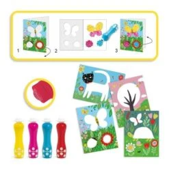 Djeco Small Dot World Painting Craft Kit -Children's Trendy Toy Store small dot world painting craft kit djeco lil tulips 29202703384694