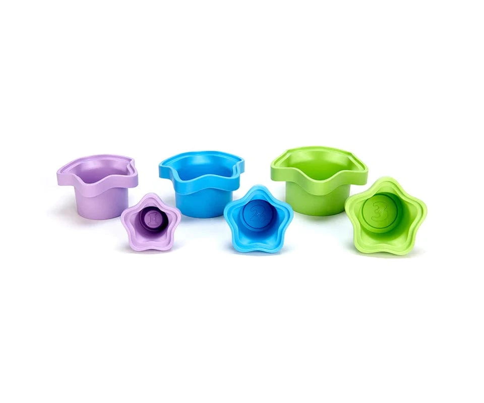 Green Toys Stacking Cups 5 Green Toys Stacking Cups - Image 3