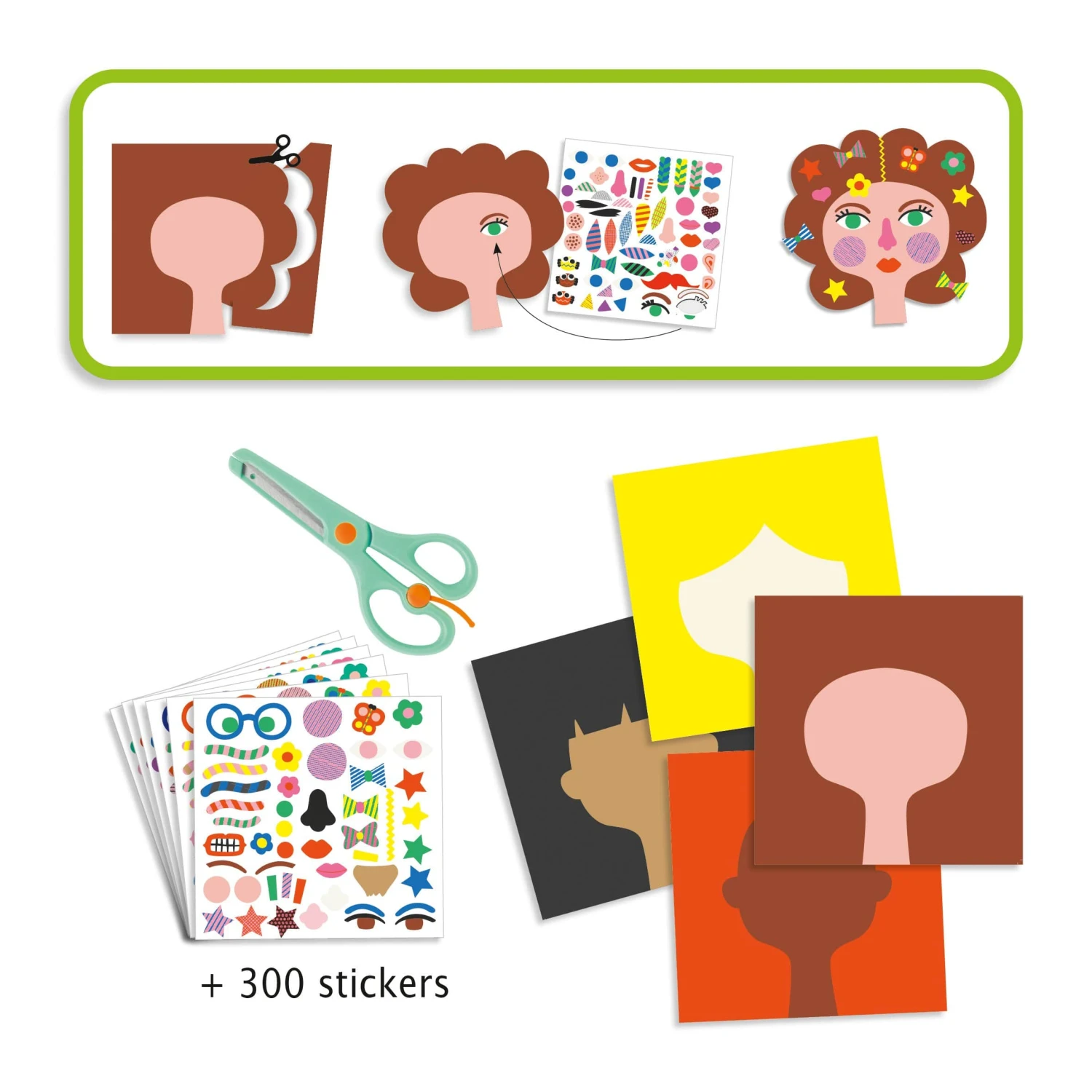 Djeco Sticker Kit - Hairdresser 5 Djeco Sticker Kit - Hairdresser - Image 3
