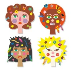 Djeco Sticker Kit - Hairdresser 9 Djeco Sticker Kit - Hairdresser -Children's Trendy Toy Store sticker kit hairdresser djeco lil tulips 28837295292534