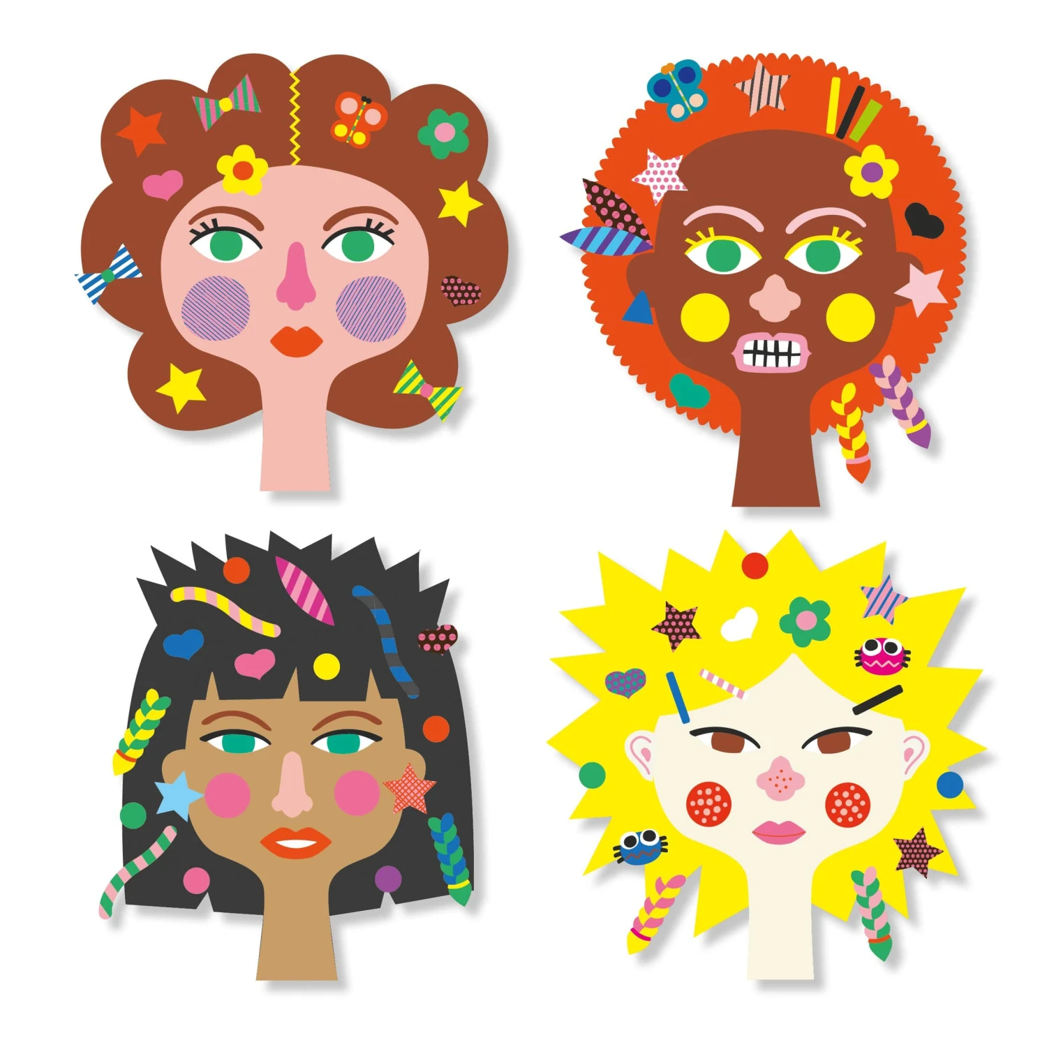 Djeco Sticker Kit - Hairdresser 6 Djeco Sticker Kit - Hairdresser - Image 4