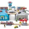 Hape Super Cityscape Transport Bucket Set -Children's Trendy Toy Store super cityscape transport bucket set hape lil tulips 29674582999158