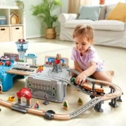 Hape Super Cityscape Transport Bucket Set -Children's Trendy Toy Store super cityscape transport bucket set hape lil tulips 29674583064694