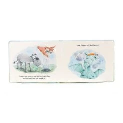 JELLYCAT The Hiccuppy Dragon Book -Children's Trendy Toy Store the hiccuppy dragon book jellycat lil tulips 28880500916342