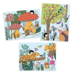 Djeco Touch And Paint! Finger Painting Art Kit -Children's Trendy Toy Store touch and paint finger painting art kit djeco lil tulips 29617508057206