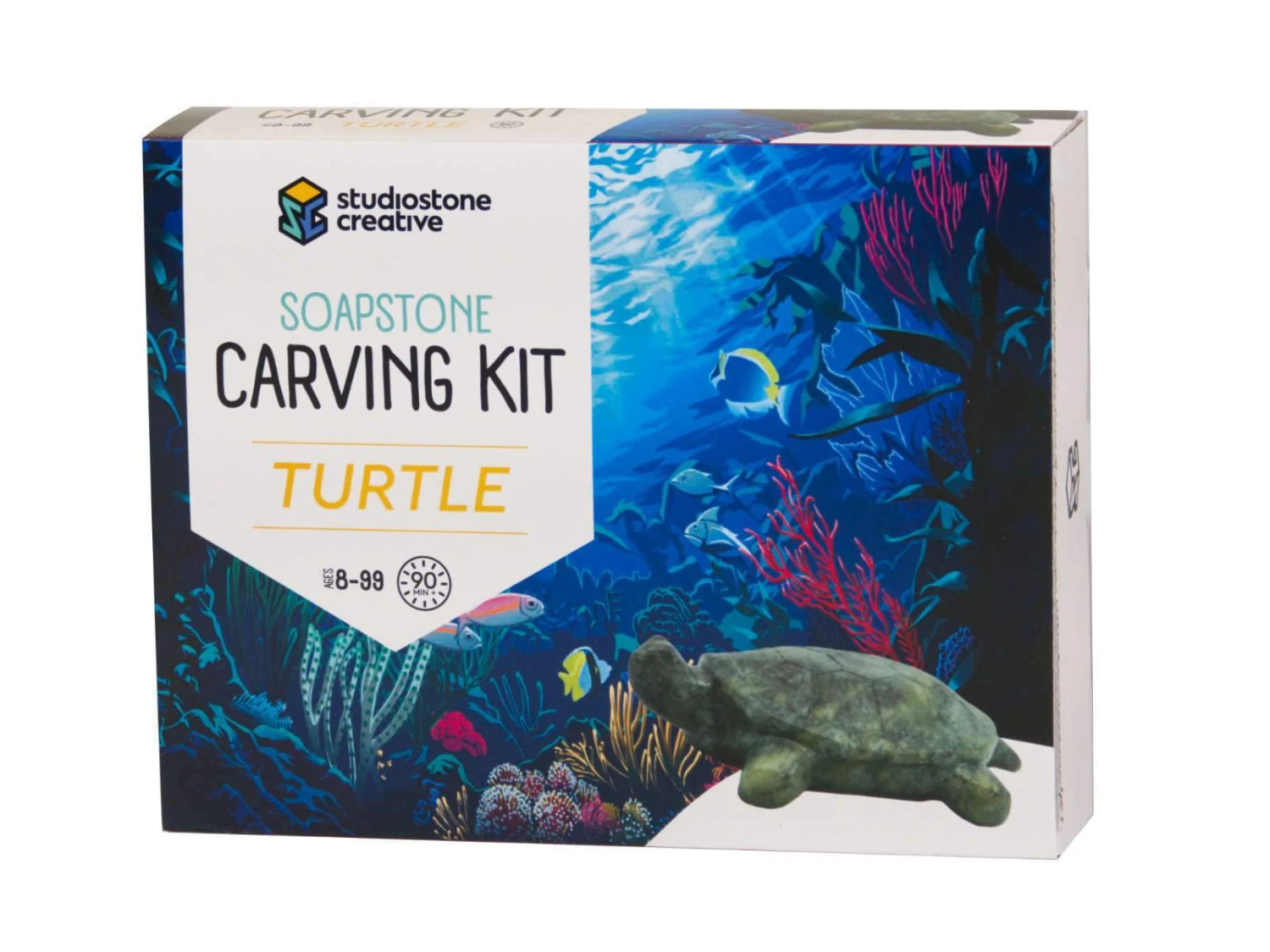 Turtle Soapstone Carving Kit 3 Turtle Soapstone Carving Kit