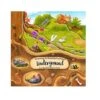 Underground Layered Board Book -Children's Trendy Toy Store underground layered board book wellspring lil tulips 29593517260918
