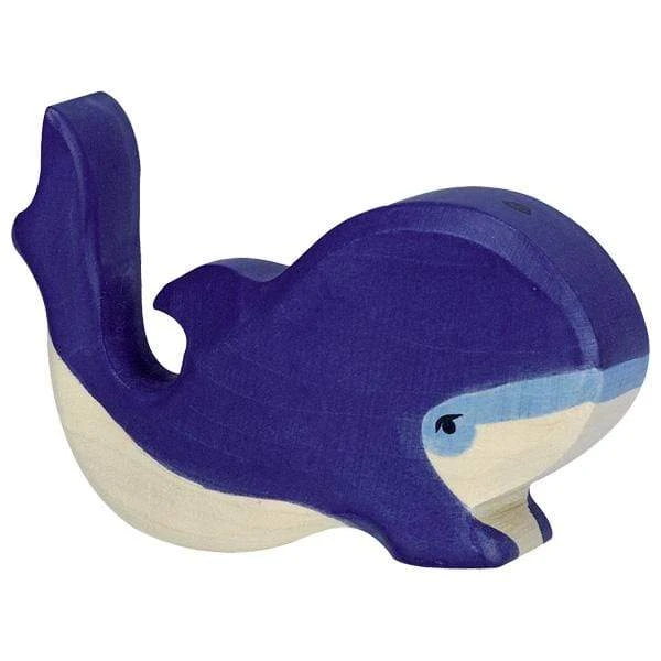 Holztiger Wooden Blue Whale Small 3 Holztiger Wooden Blue Whale Small