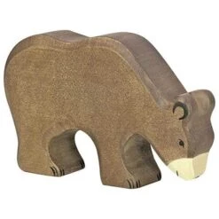 Holztiger Wooden Brown Bear Feeding