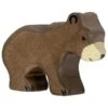 Holztiger Wooden Brown Bear Small