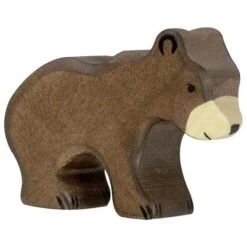 Holztiger Wooden Brown Bear Small