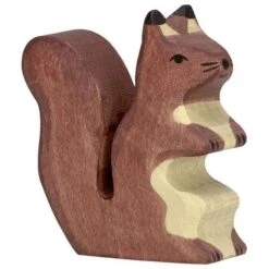 Holztiger Wooden Brown Squirrel